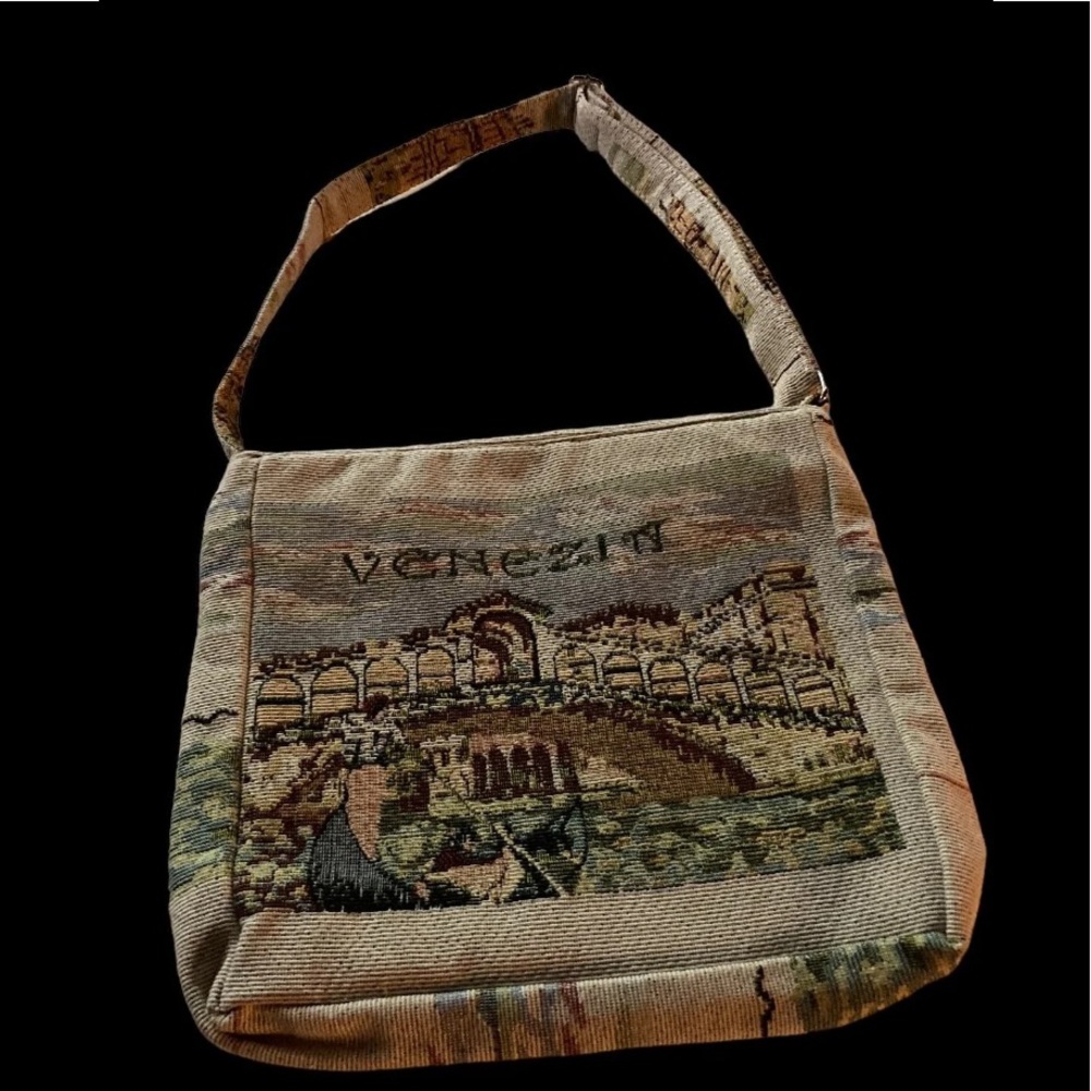 NWOT - Venice Italy tapestry tote or shoulder bag